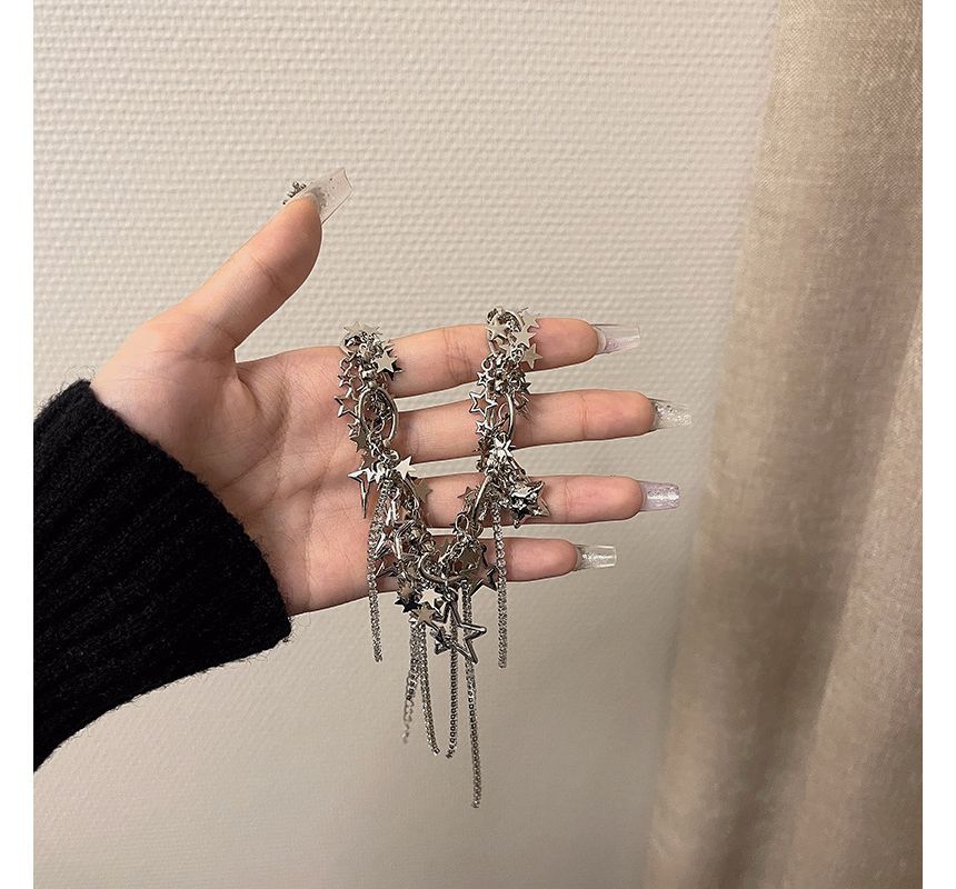 Fringed Alloy Star Choker