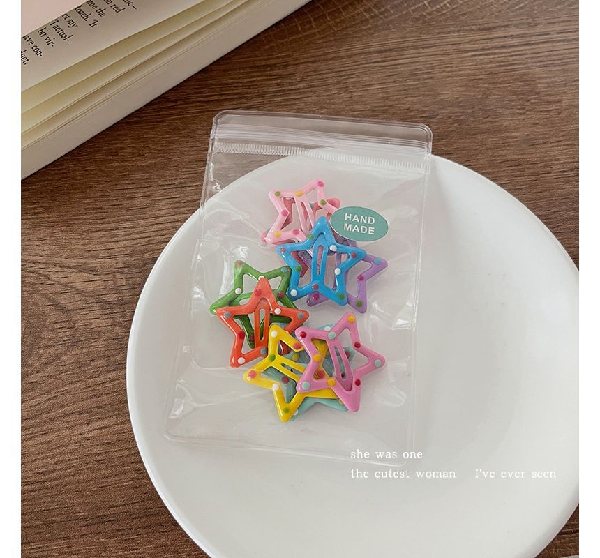 Set of 10: Star Hair Clip