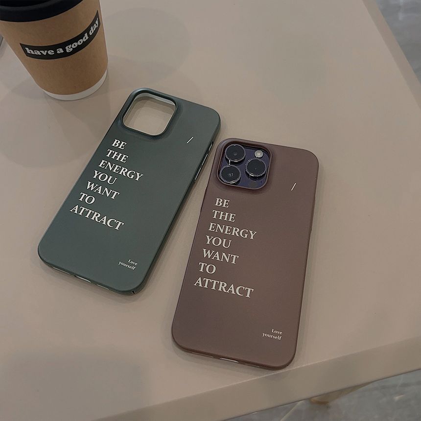 Phone Case Lettering