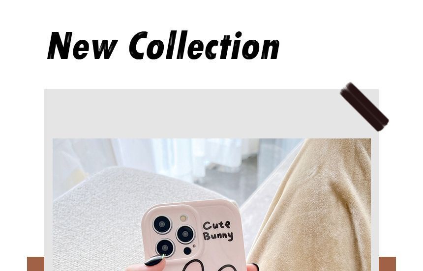 Case Phone Rabbit Print