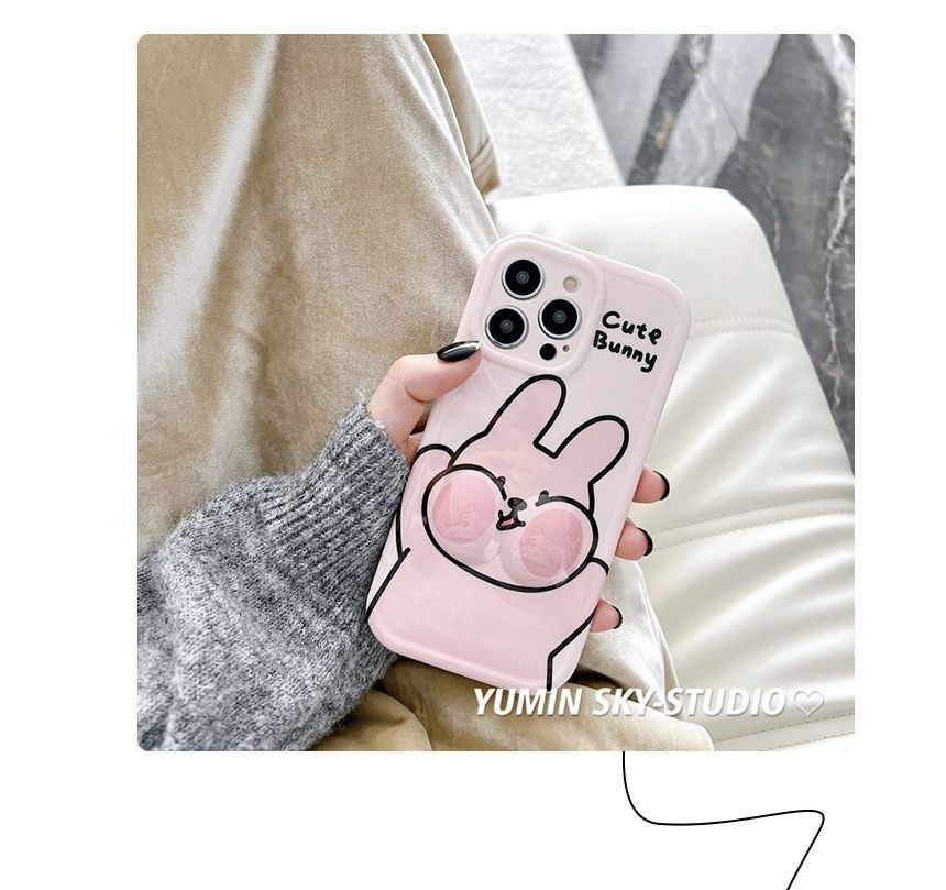 Case Phone Rabbit Print