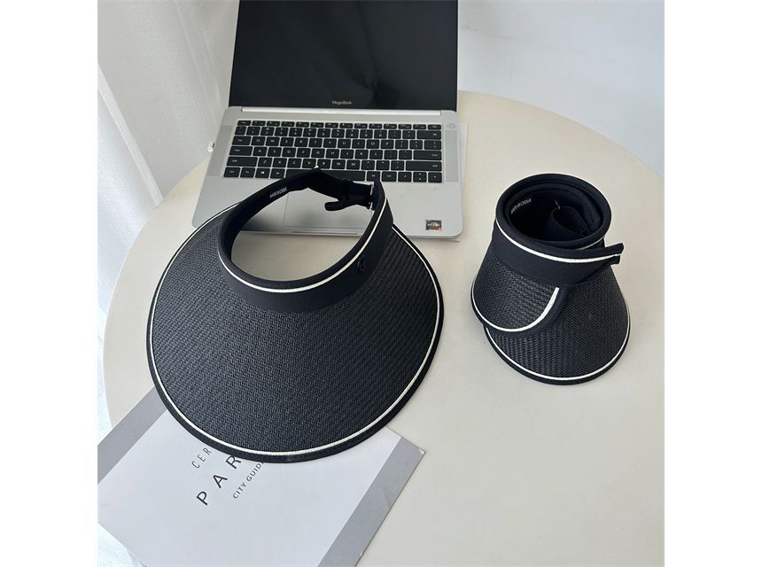Straw Piped Sun Hat