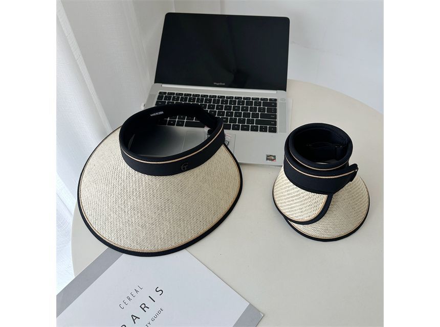 Straw Piped Sun Hat