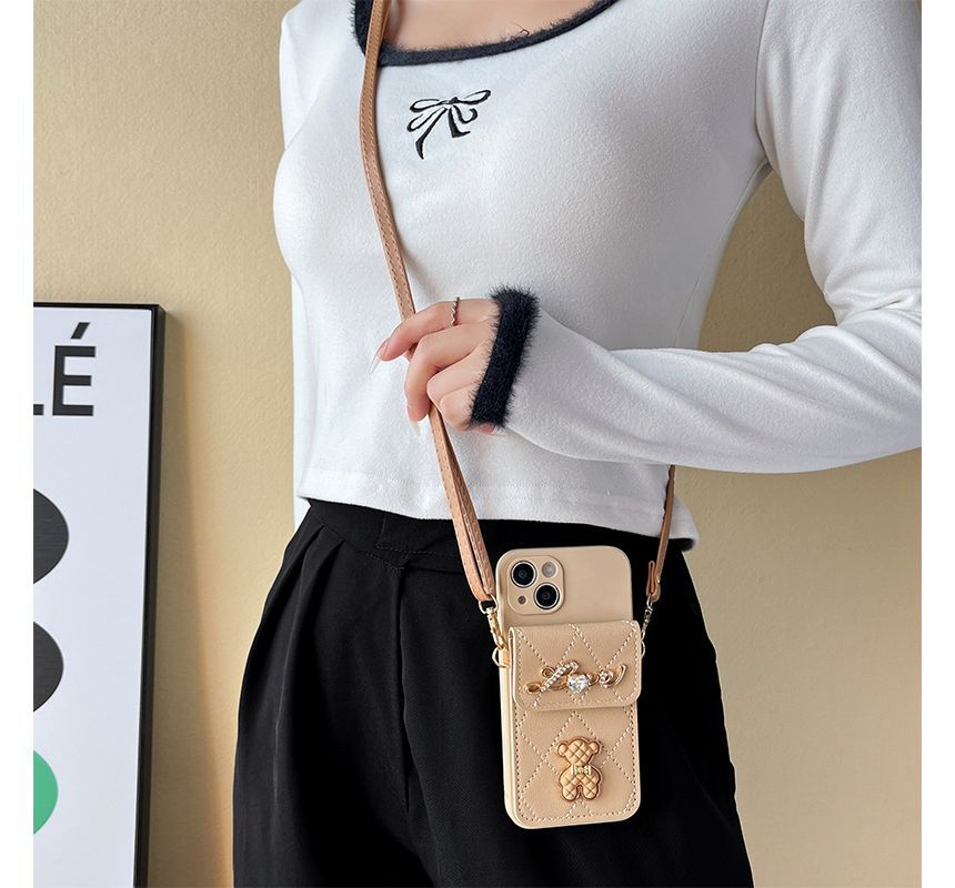 Bear Phone Holder Case Card