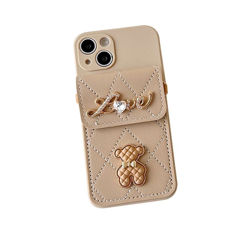 Bear Phone Holder Case Card