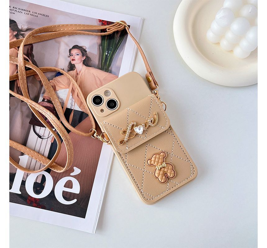 Bear Phone Holder Case Card