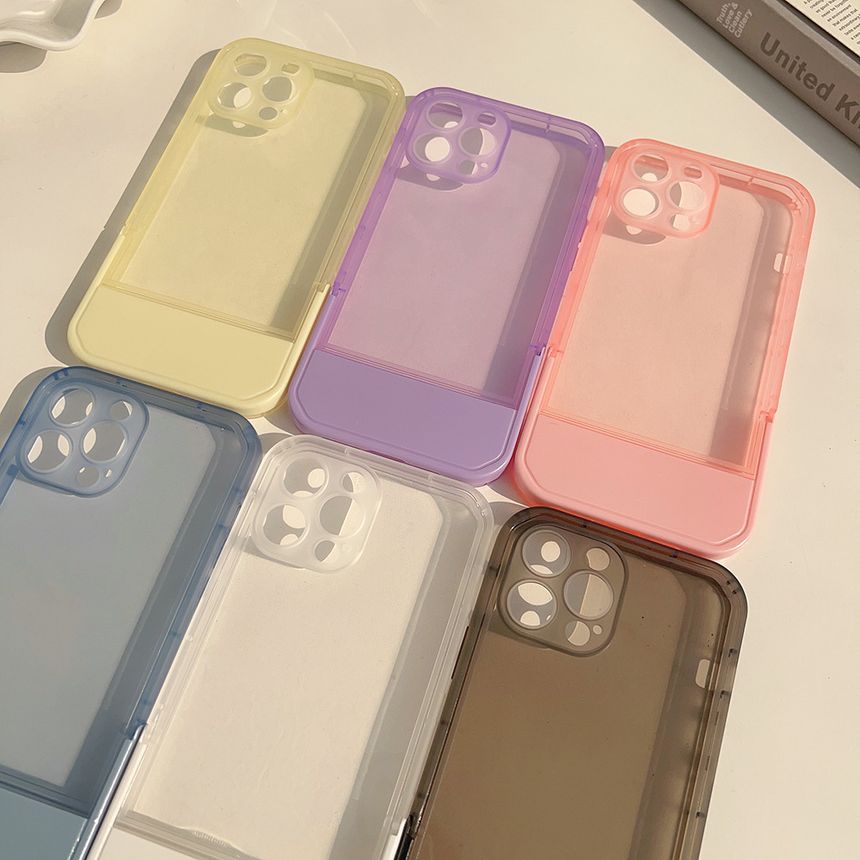 Stand Phone Transparent Case