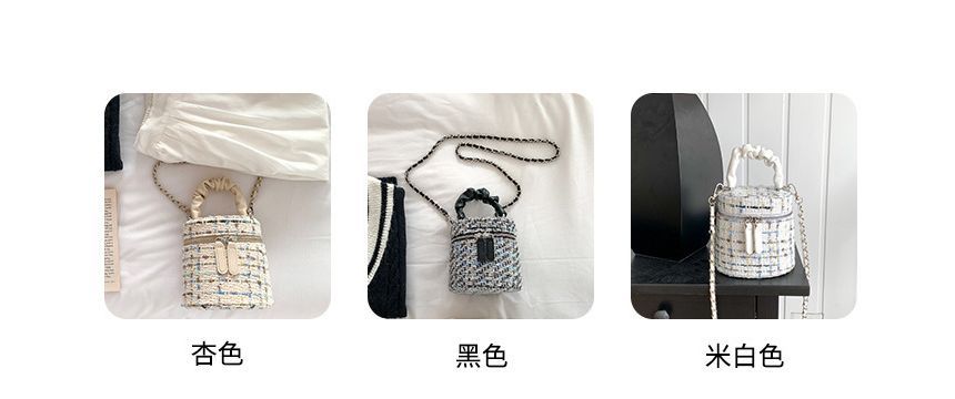 Bag Crossbody Tweed Zip