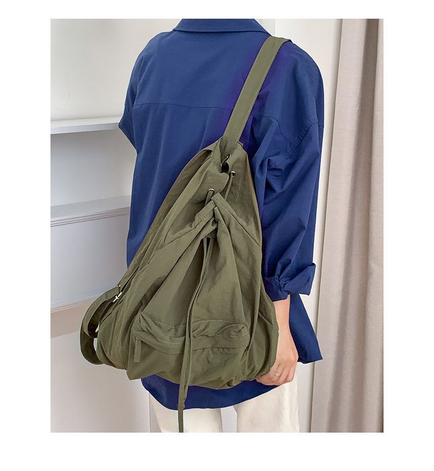 Nylon Drawstring Backpack