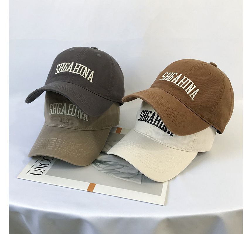 Baseball Lettering Embroidered Cap