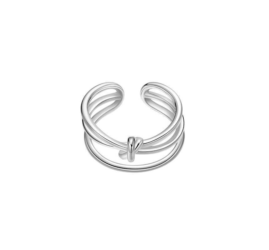 Knot Layered Open Ring