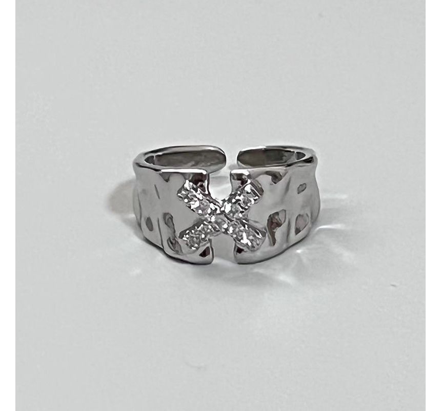 Open (various Ring Alloy Rhinestone designs)