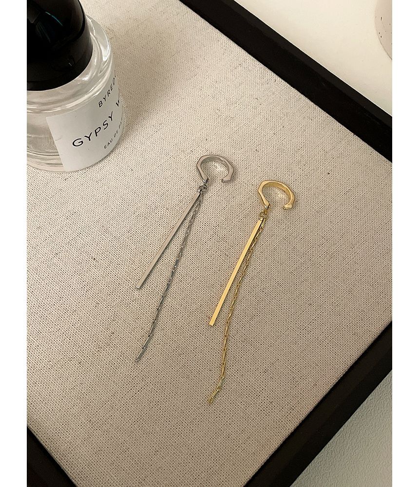 Fringed Cuff Earring Alloy