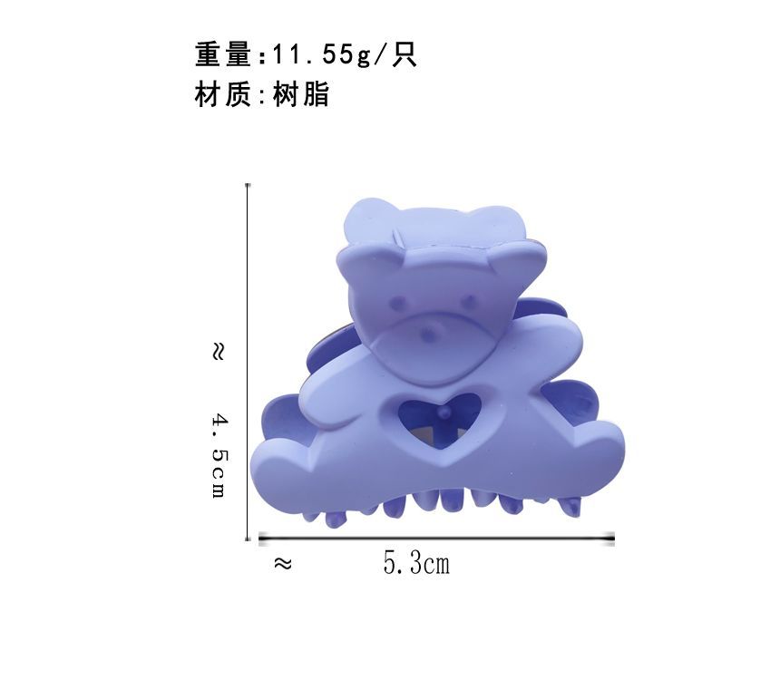 Matte Bear Clamp Hair