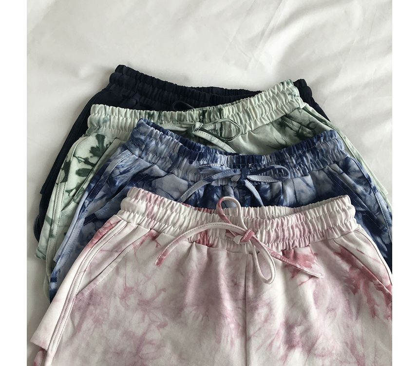 Pants Drawstring Waist Hot Dye Tie