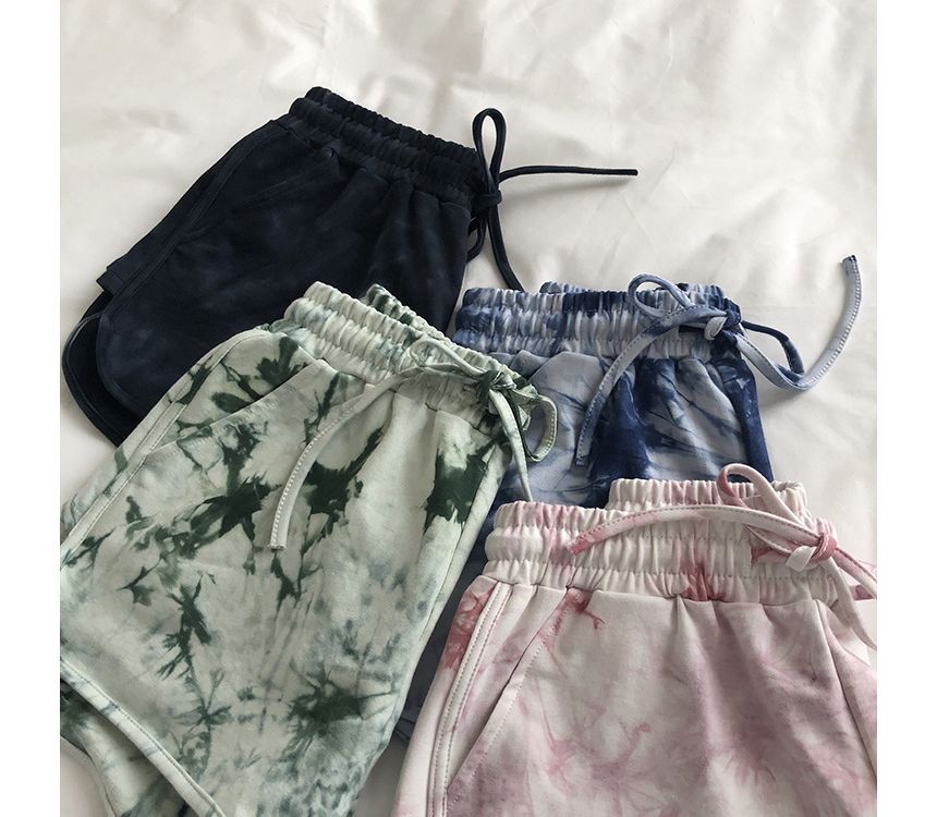 Pants Drawstring Waist Hot Dye Tie