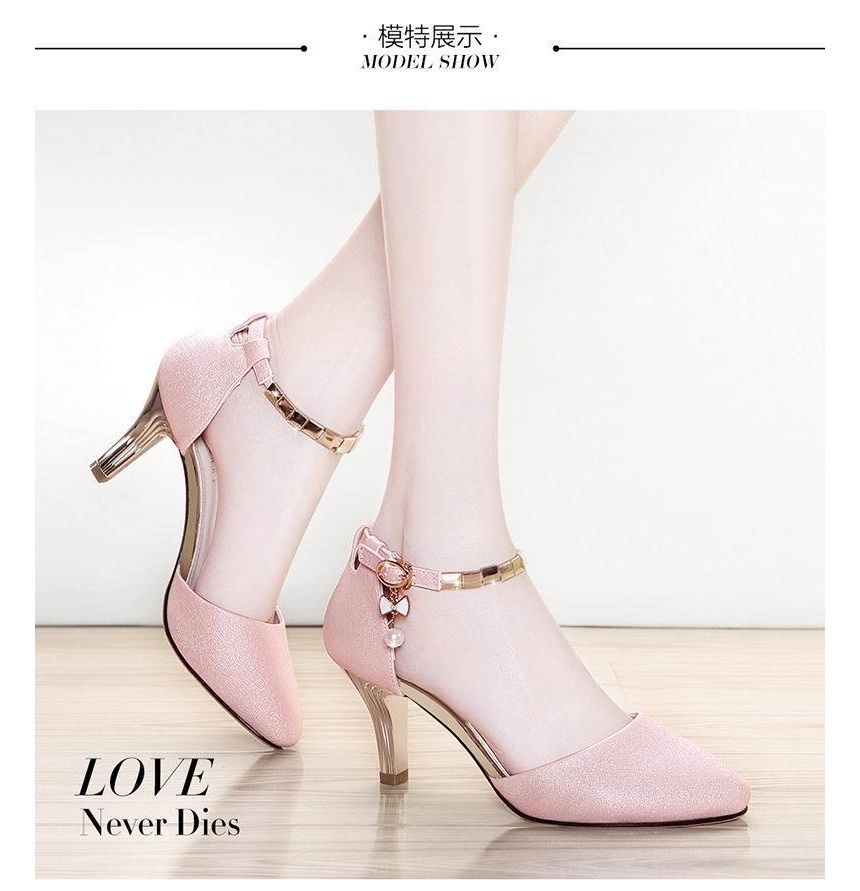 Ankle Strap High Sandals Heel