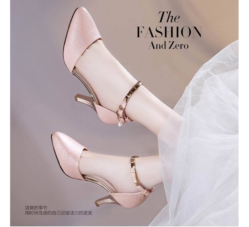 Ankle Strap High Sandals Heel