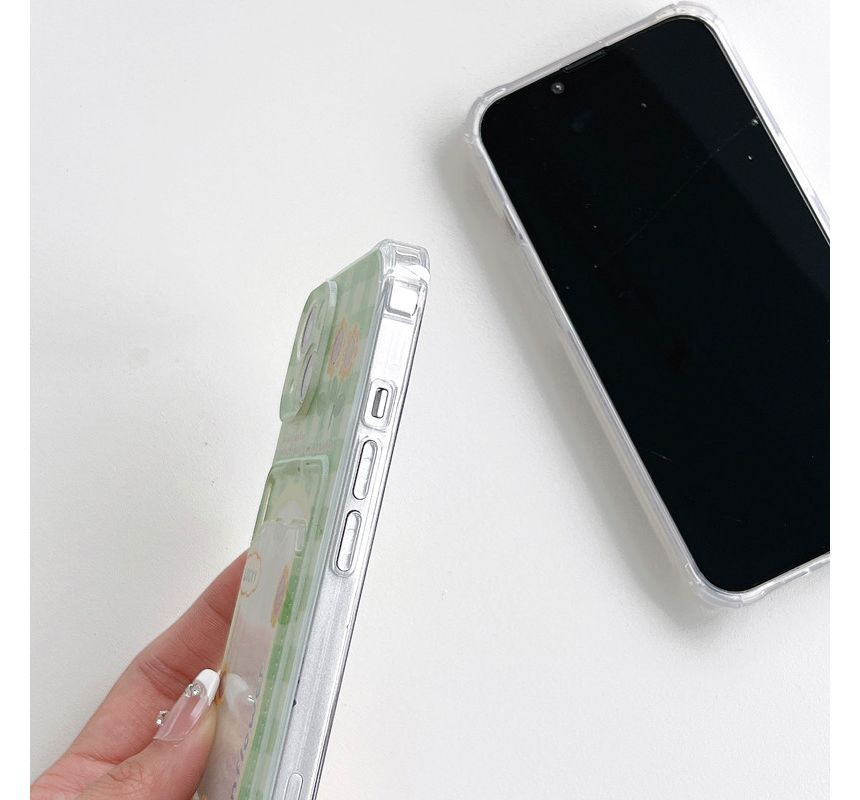 Holder Phone Card Print Case Sunflower