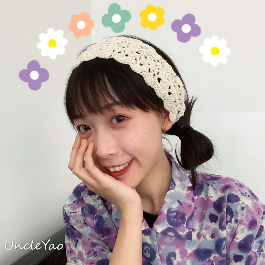 Eyelet Headband Knit