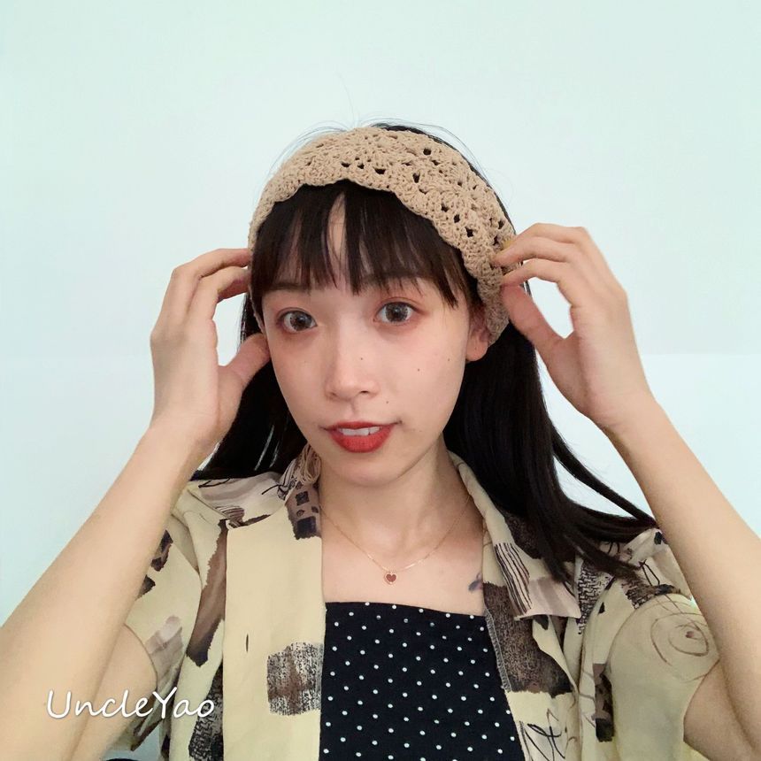 Eyelet Headband Knit