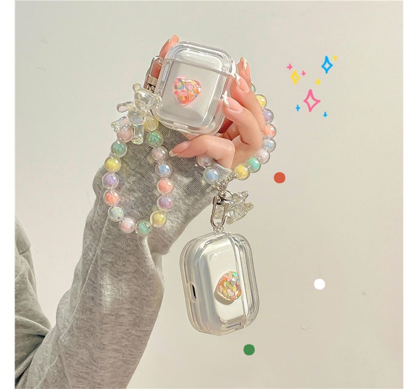 / Heart Skin Earphone Bear Case Pro AirPods
