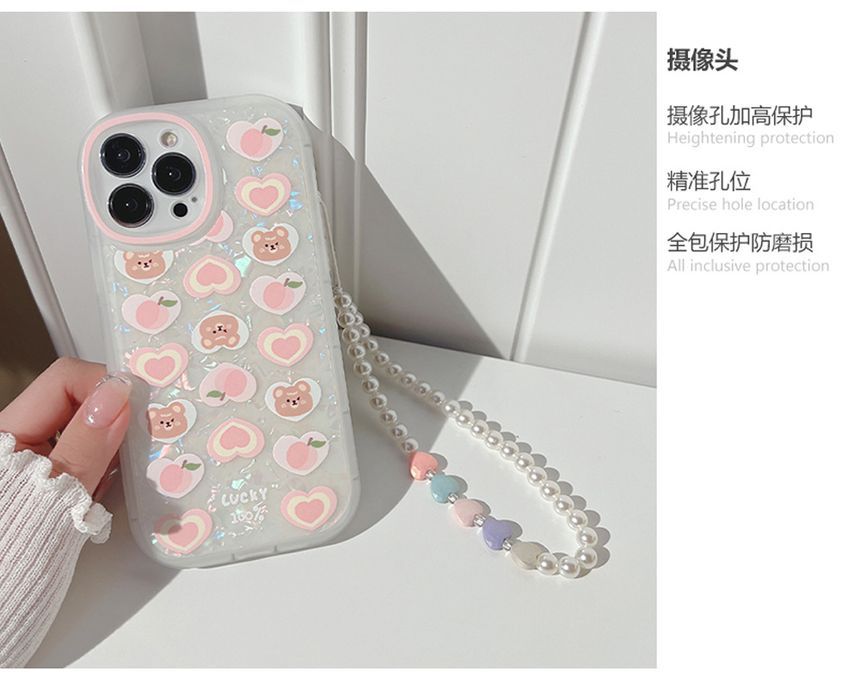 Phone Bear Heart Case