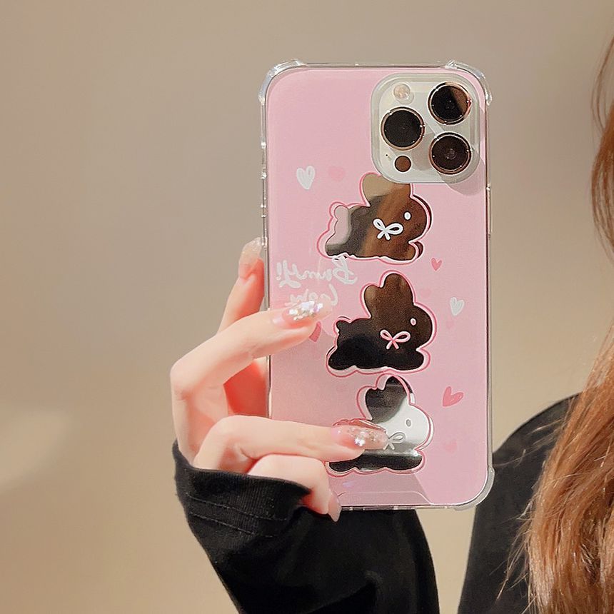 Mirrored Phone Rabbit Case