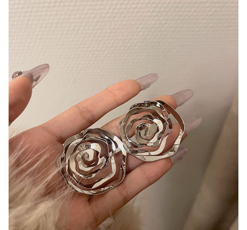 Alloy Earring Rose