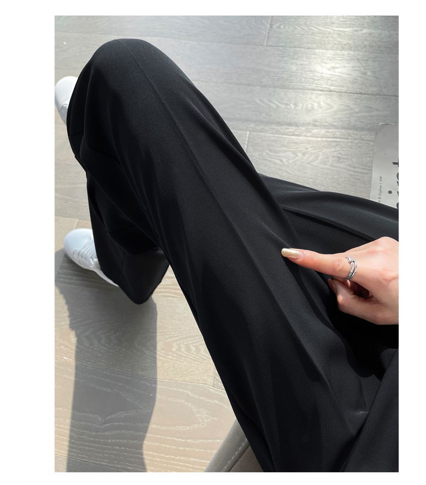 Designs) Rise Pants (Various Flared Plain High