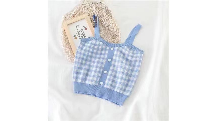 Top Plaid Cami