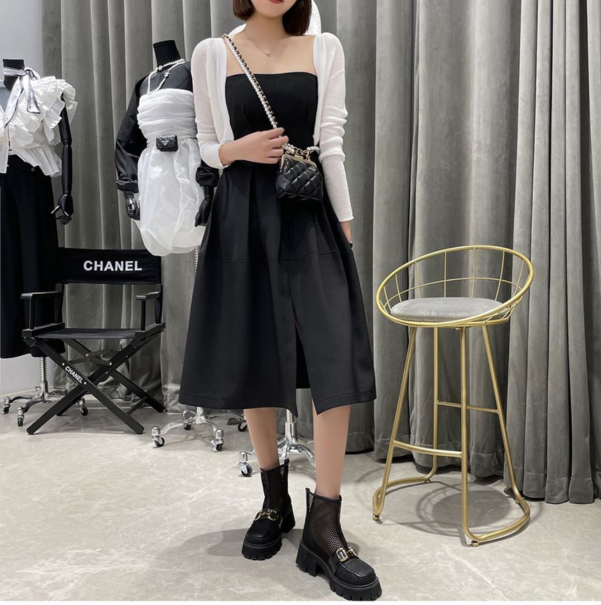 Plain Cardigan Bolero
