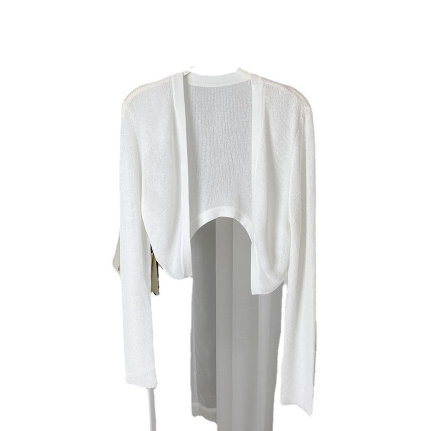 Plain Cardigan Bolero
