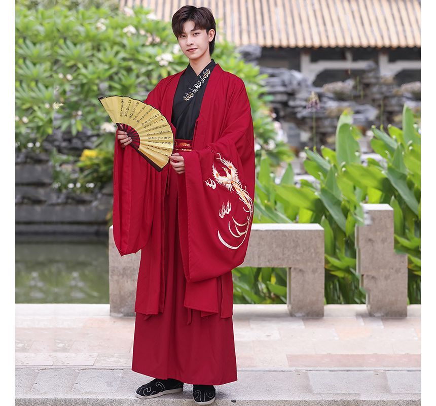 Traditional Chinese Open Front Jacket / Long