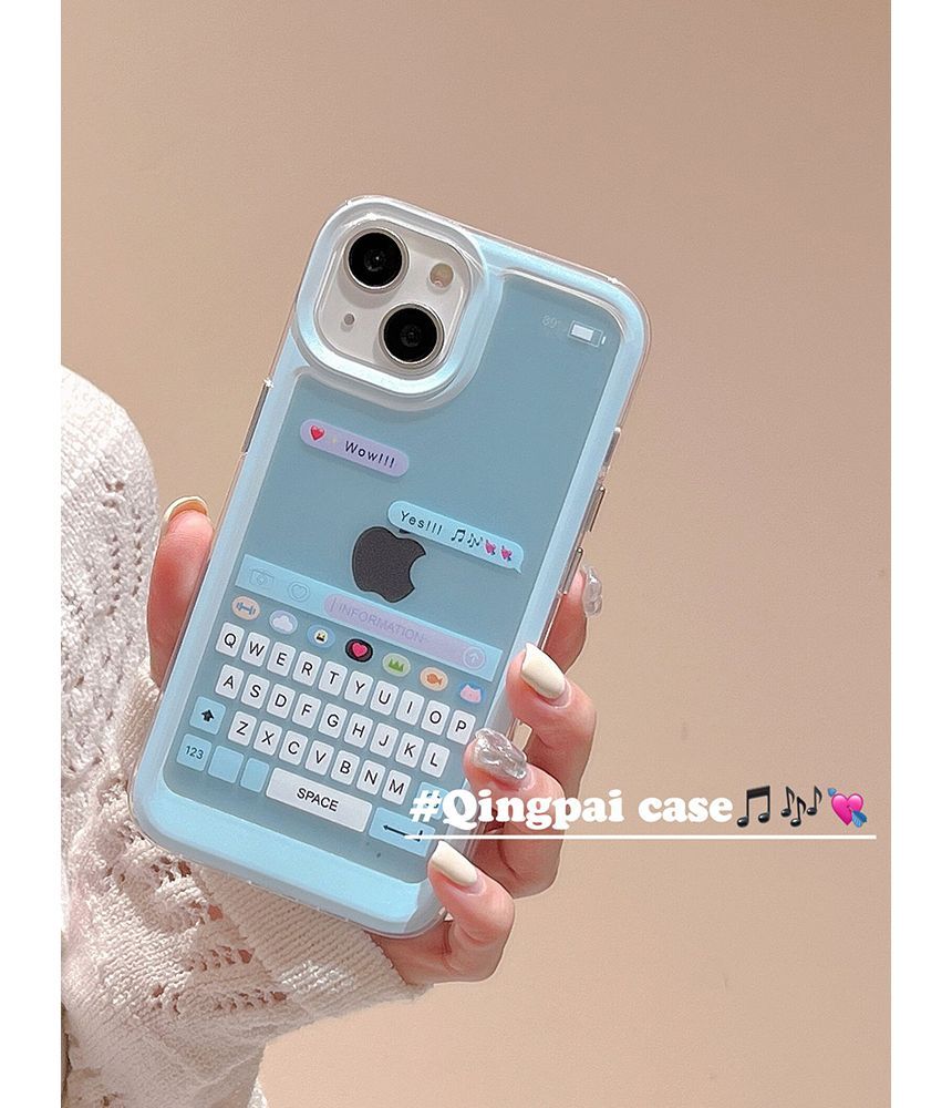 Phone Print Case Keyboard