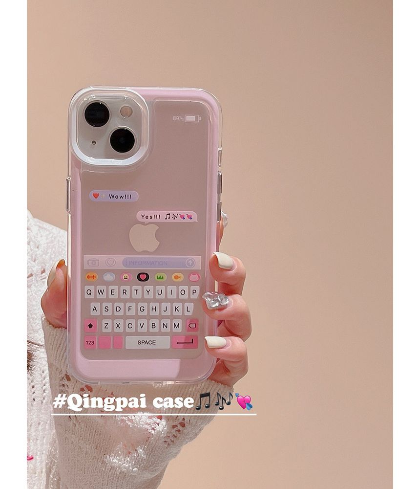 Phone Print Case Keyboard