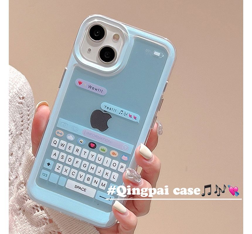 Phone Print Case Keyboard