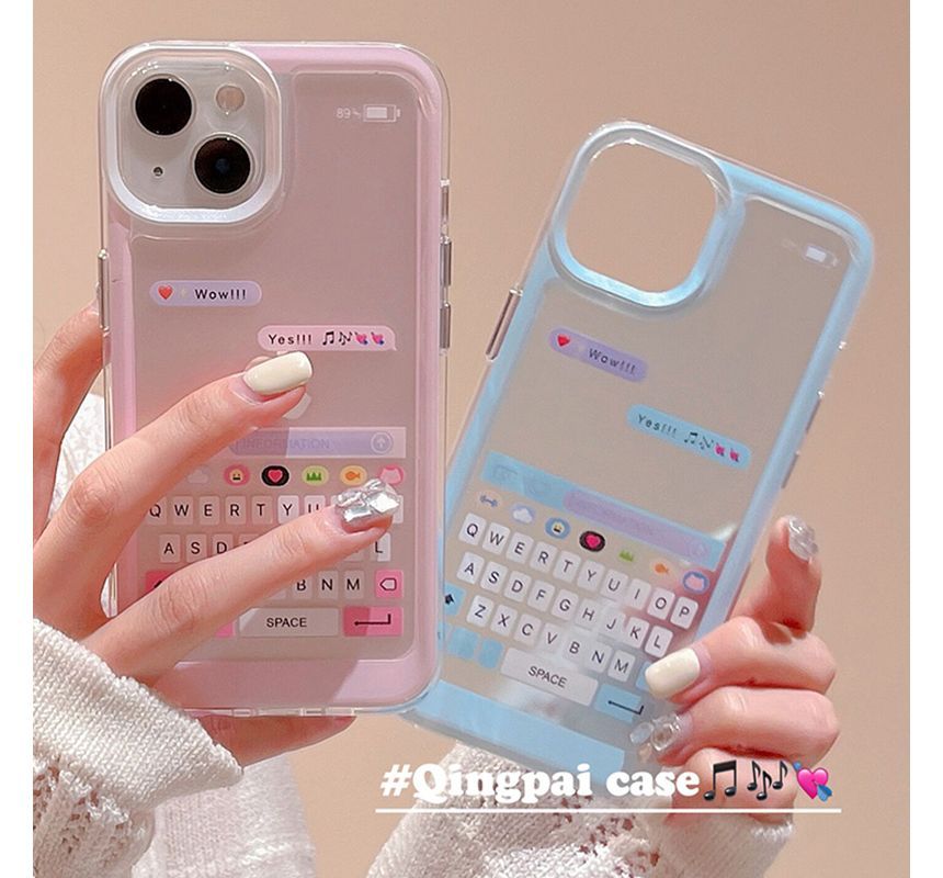 Phone Print Case Keyboard