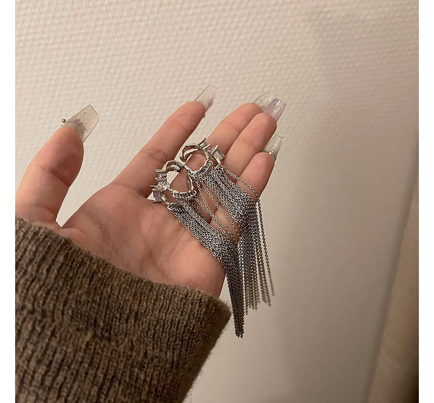 Cuff Alloy Fringed Earring