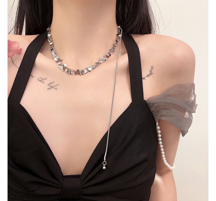 Alloy Choker Heart