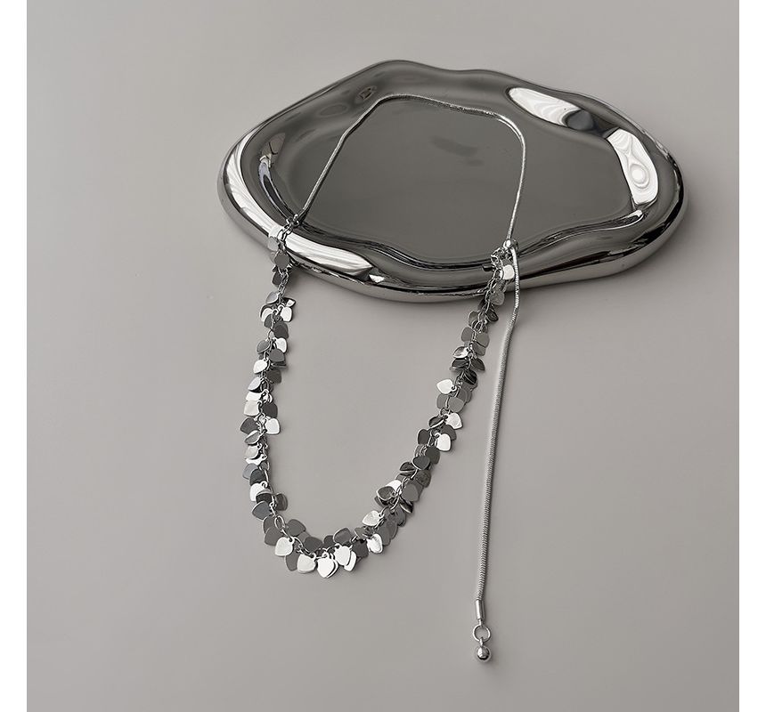 Alloy Choker Heart
