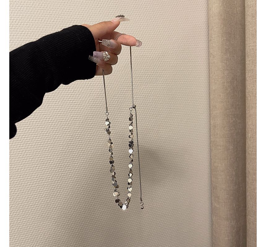 Alloy Choker Heart