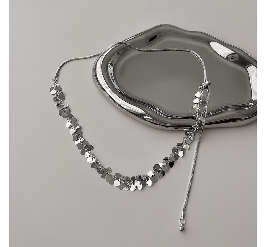 Alloy Choker Heart