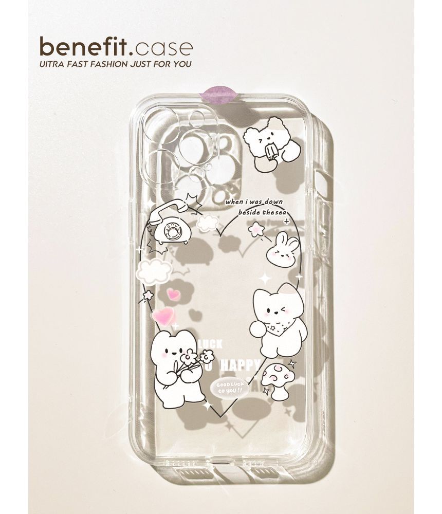 Rabbit Phone Case Transparent