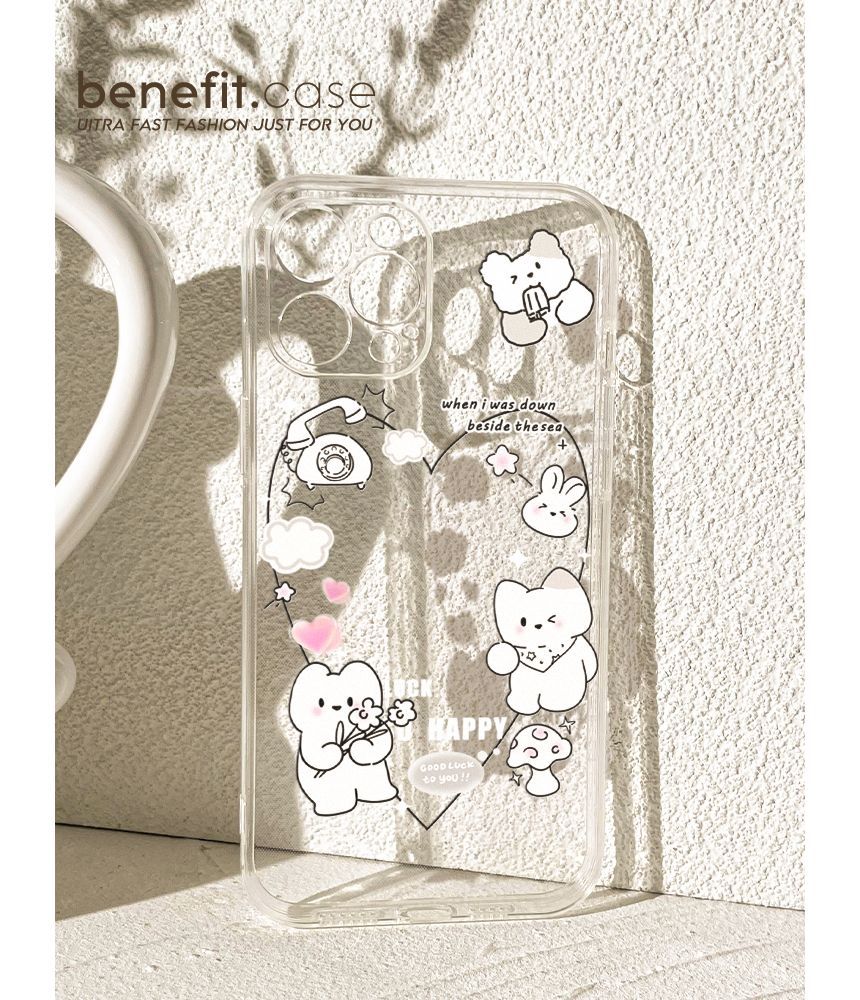 Rabbit Phone Case Transparent