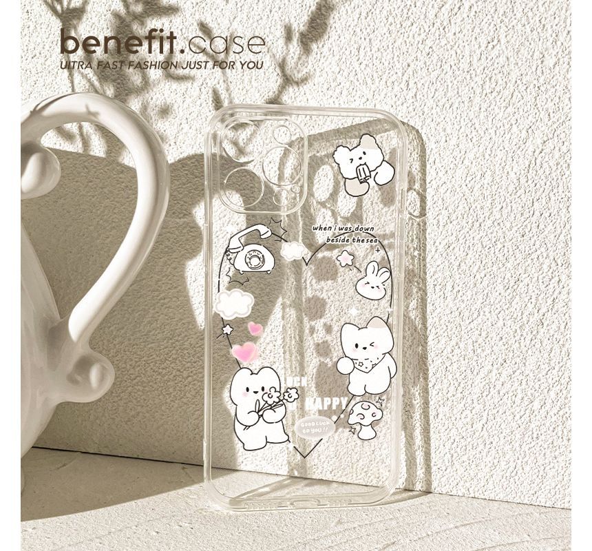 Rabbit Phone Case Transparent