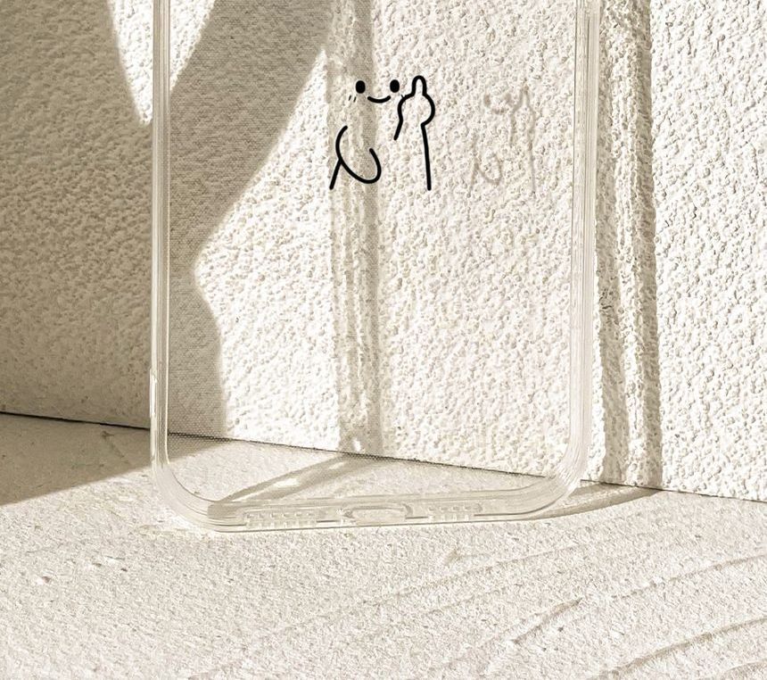 Case Phone Transparent Cartoon