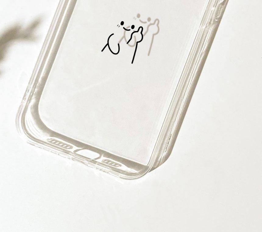 Case Phone Transparent Cartoon