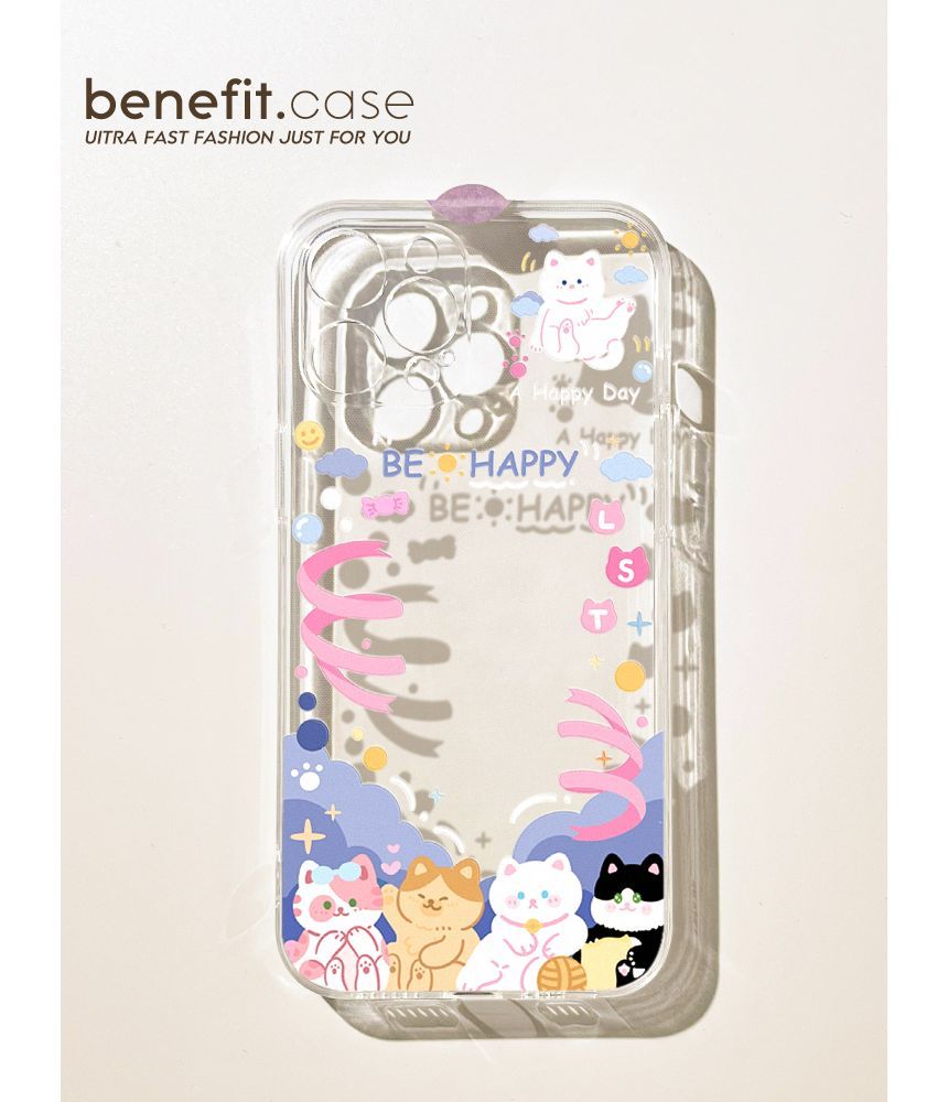 Cat Transparent Case Phone
