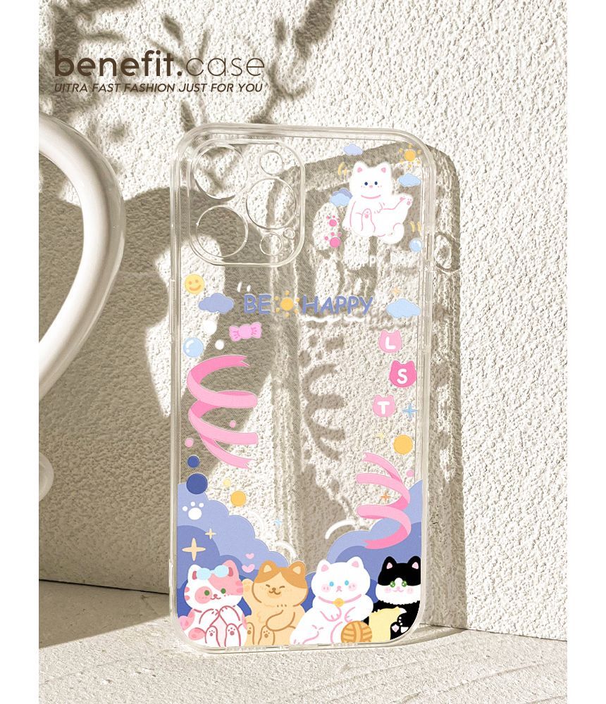 Cat Transparent Case Phone